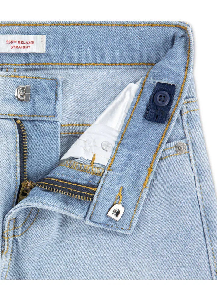 Джинсы свободного кроя 555 Levi'S Kids, светло-синий — фото 3