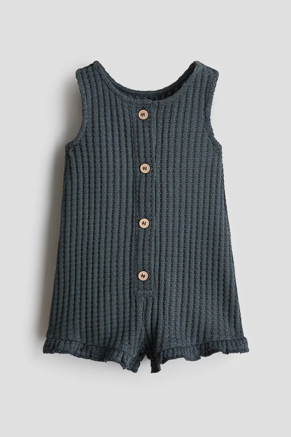 Комбинезон с вафельной текстурой H&M, Dunkelgrau