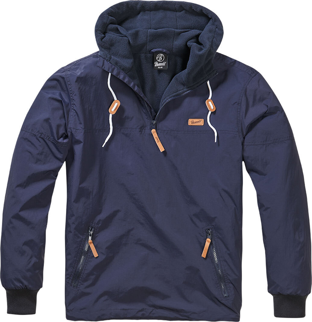 

Куртка Brandit Luke Windbreaker с капюшоном, темно-синий