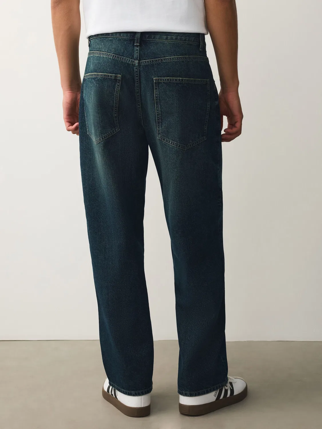Джинсы свободные Blue Denim Next, синий — фото 4