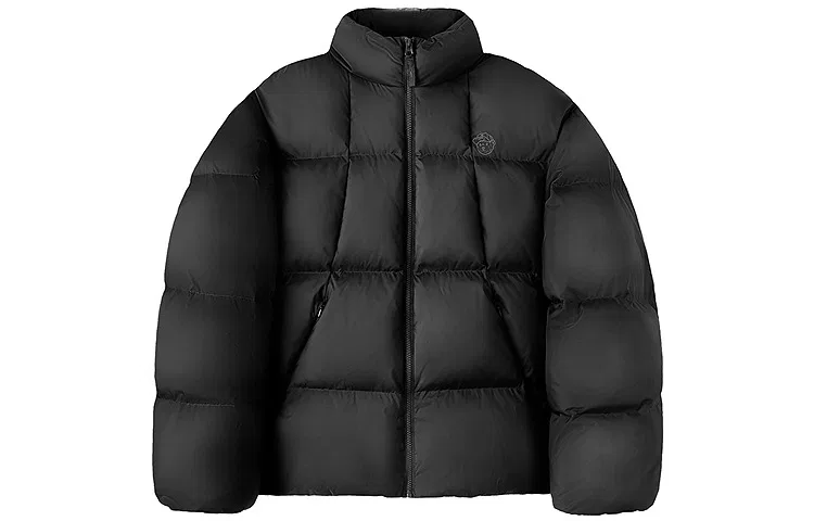 Детский пуховик с капюшоном Little Volcano, Teenie Weenie Men, Black