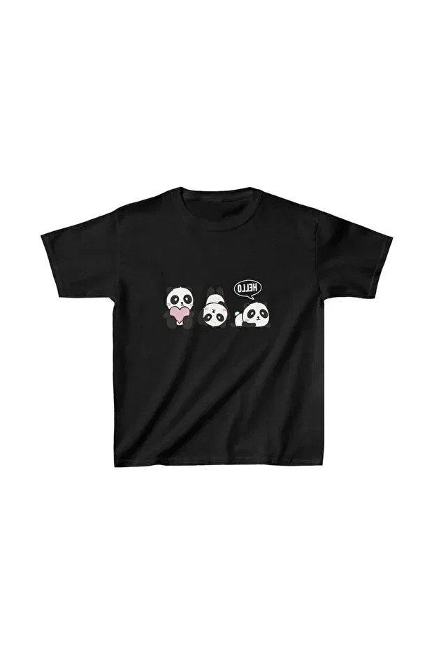 Детская футболка с принтом Black Modblack, Черный