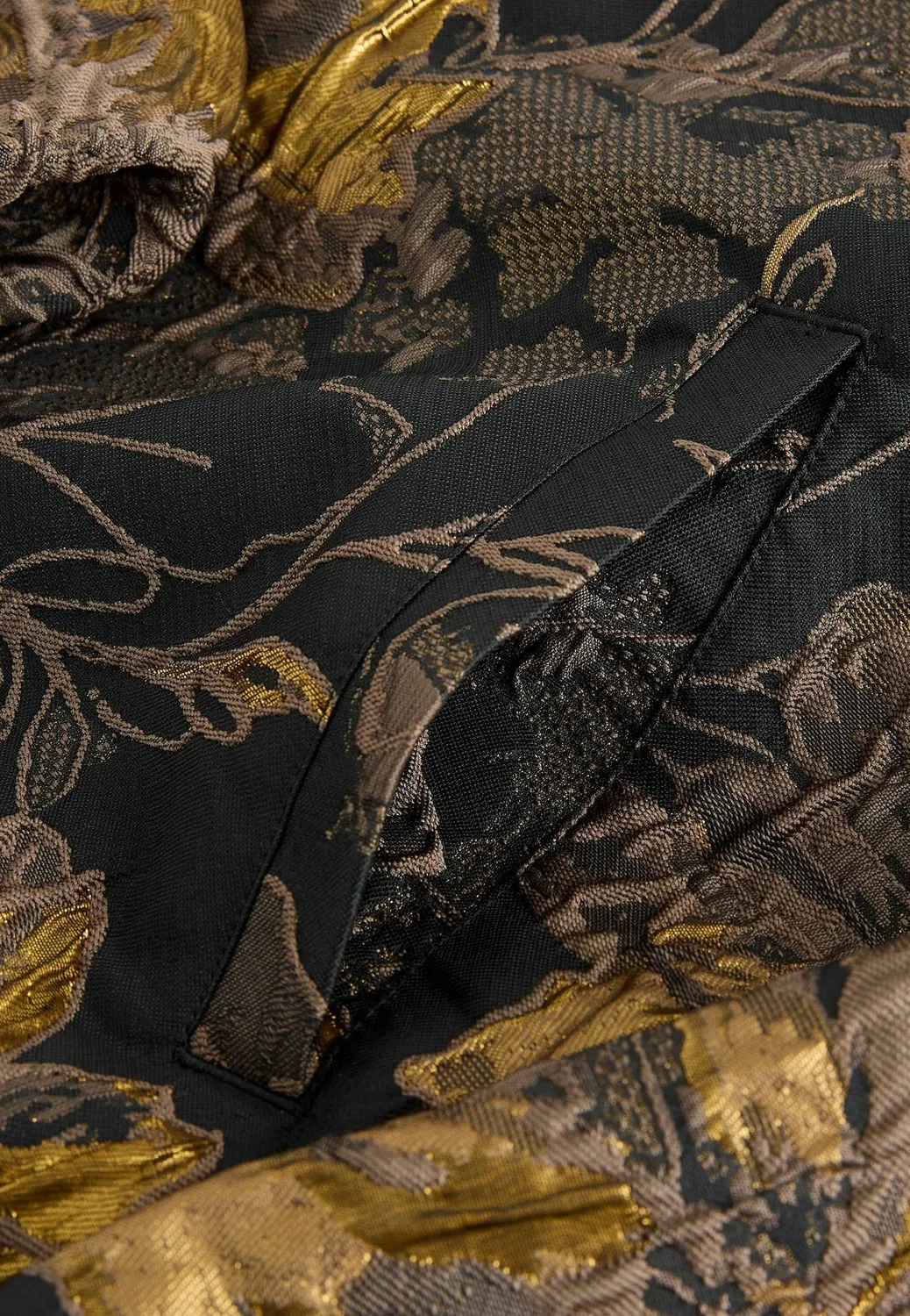 Куртка-Бомбер, накидка - блейзер Next, Gold Jacquard — фото 3