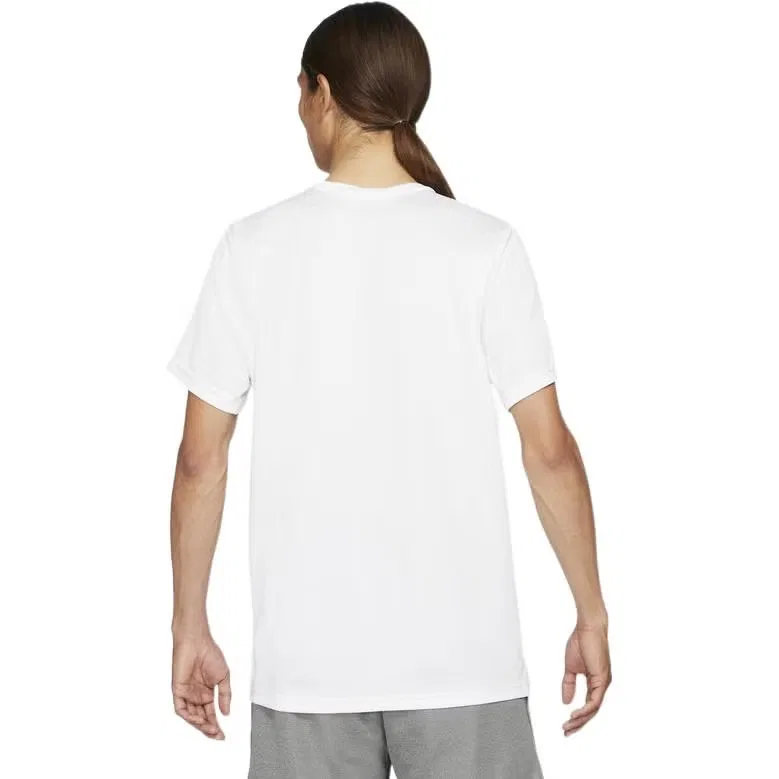 Футболка спортивная с коротким рукавом Nike Df Superset Top Ss, белая — фото 4