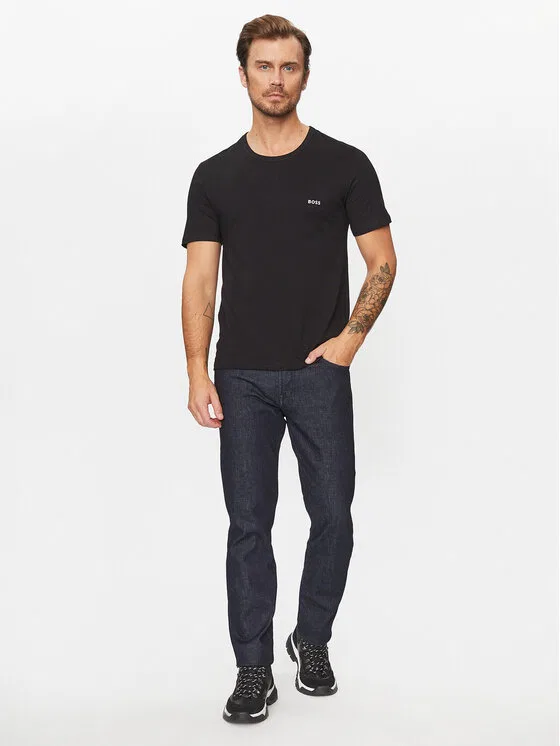 Комплект футболок regular fit Tshirt Rn 3P Classic Boss, бежевый — фото 3