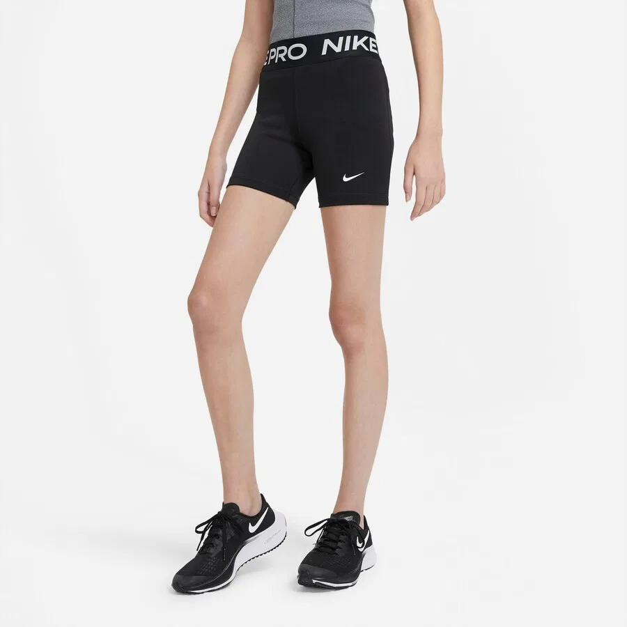 Узкие спортивные брюки NIKE 'Nike Pro' черного цвета — фото 3