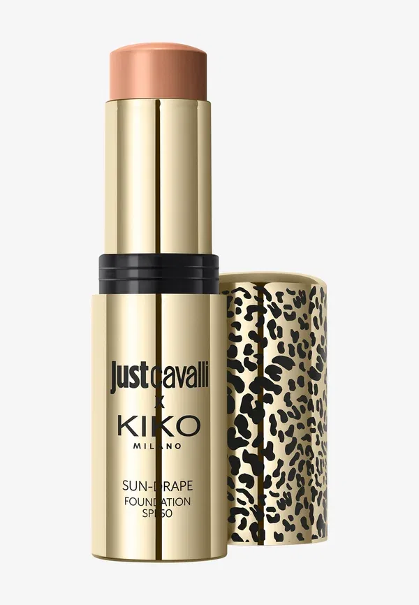 Тональный крем-стик Just Cavalli x Sun-Drape SPF 50 - тональный крем 10 г Kiko Milano, цвет 07 solar amber