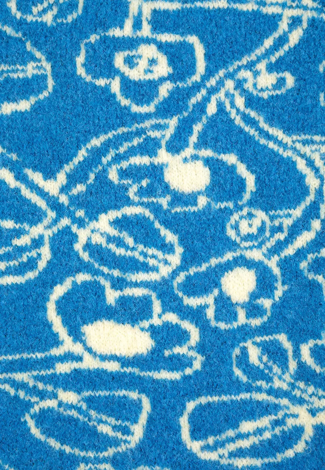 Свитер унисекс с невзрачными цветами Bobo Choses, Electric Blue — фото 4