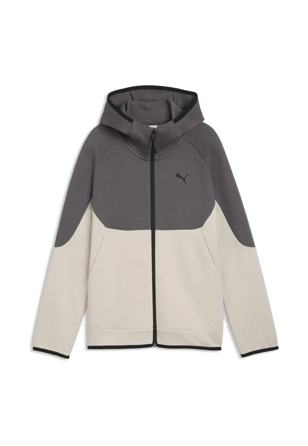 Технологичная толстовка на молнии Puma, Silver Fog — фото 4