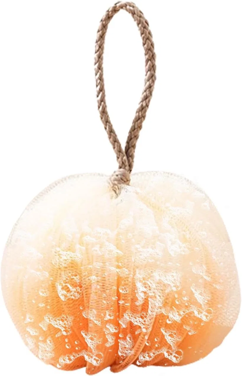 Люфа для тела, супер мягкая, Generisch, 65 г, Orange1