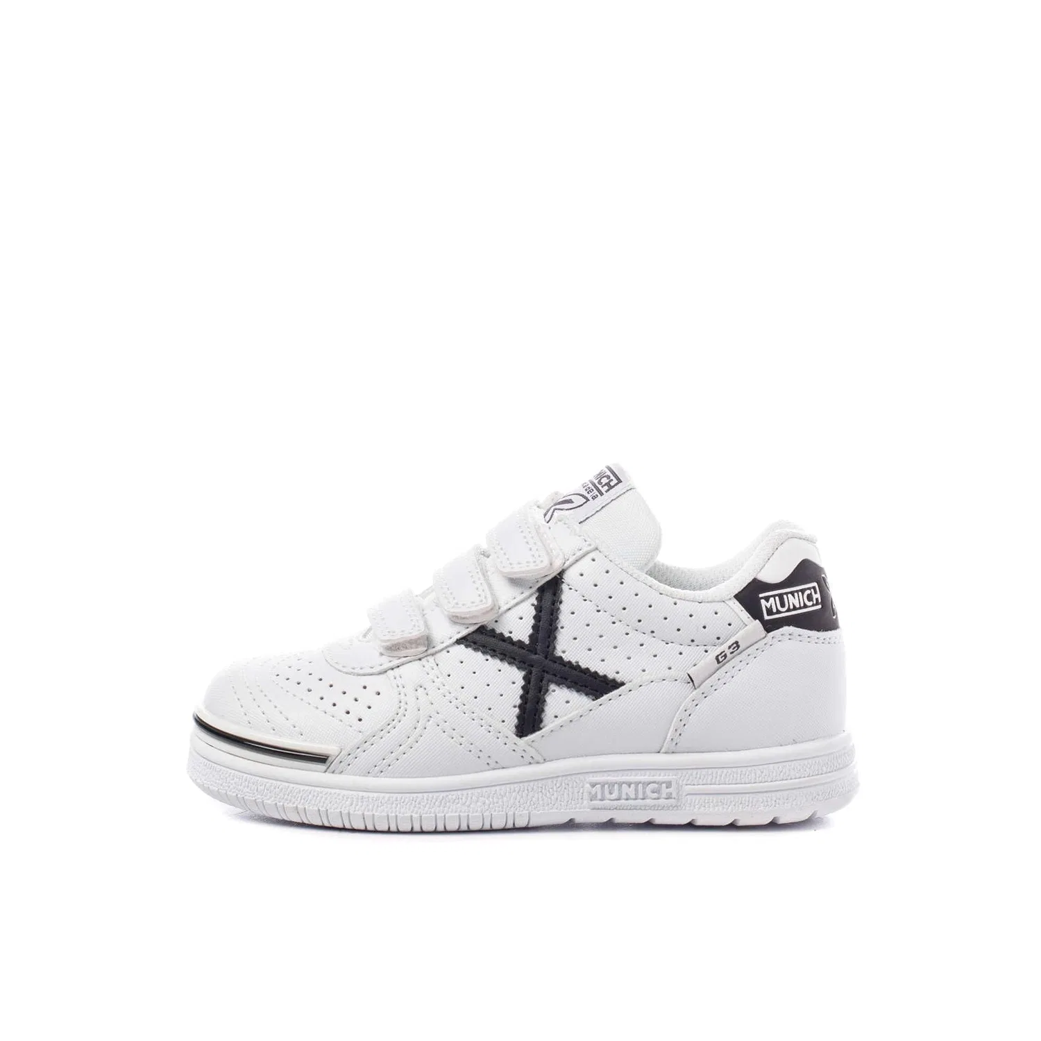 Детские кроссовки для мальчиков с перфорацией G-3 Kid Vco Profit Munich, White Black