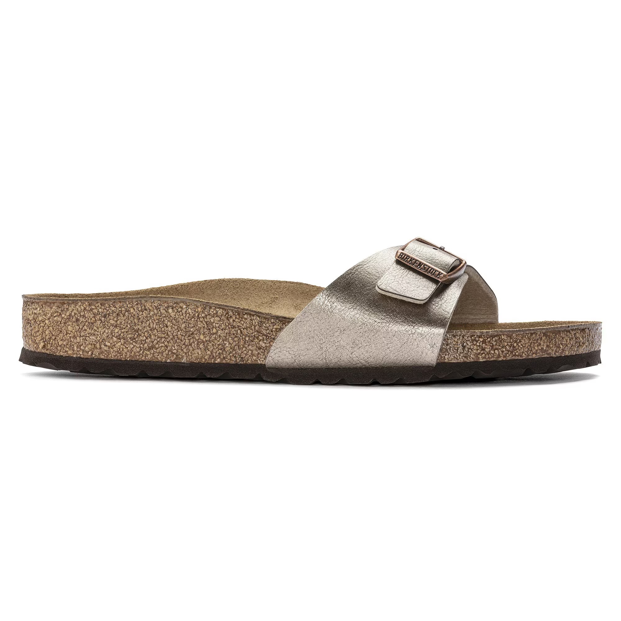 Сандалии Birkenstock Madrid Birko-Flor, серо-коричневый