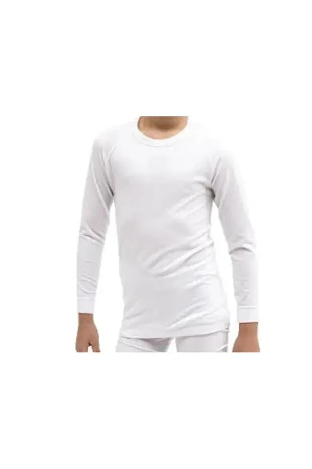 Детское для мальчиков спортивное термобелье с длинным рукавом Evox, White