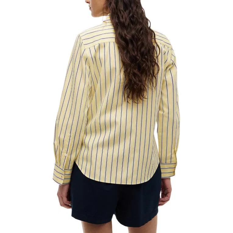Рубашка женская с отложным воротником Tommy Hilfiger, Yellow — фото 4