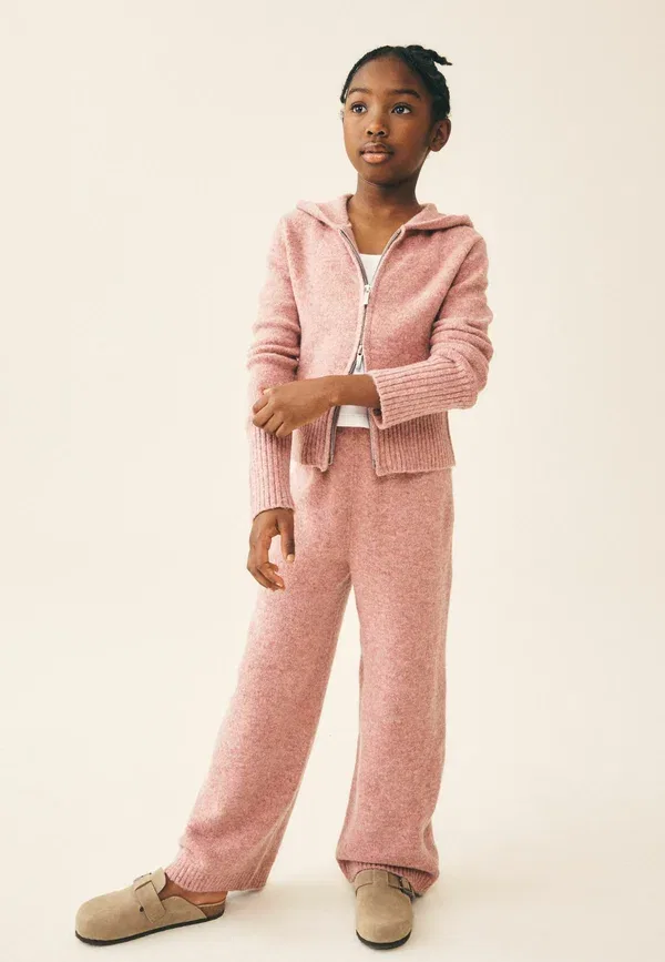 Комплект трикотажный худи и брюки Regular fit Next, розовый