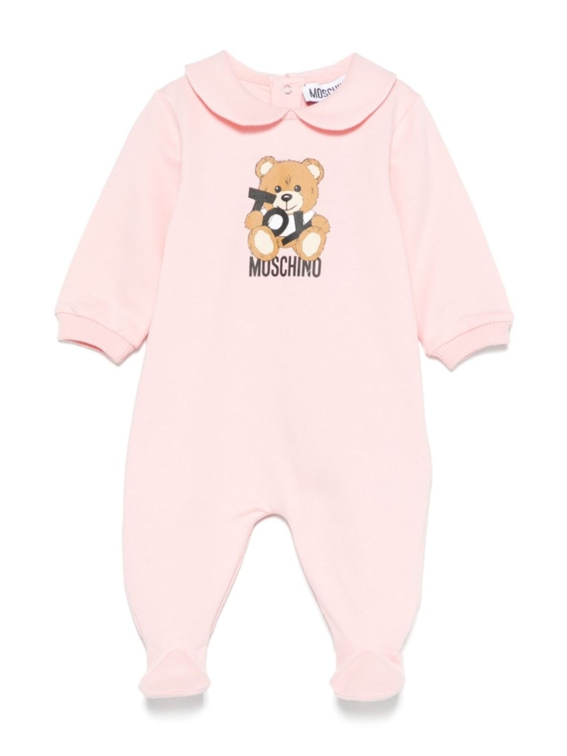 Moschino Kids пижама с принтом, розовый