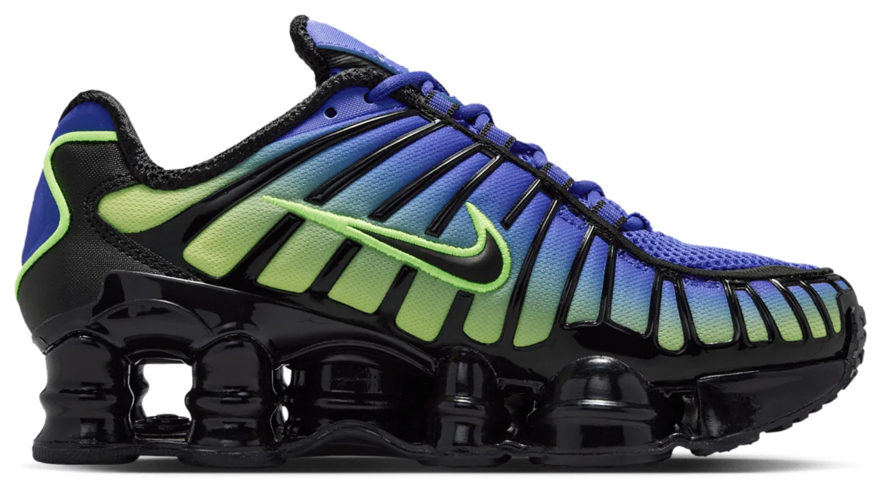 Детские кроссовки для мальчиков Nike Shox TL, Black Lapis Volt Ice