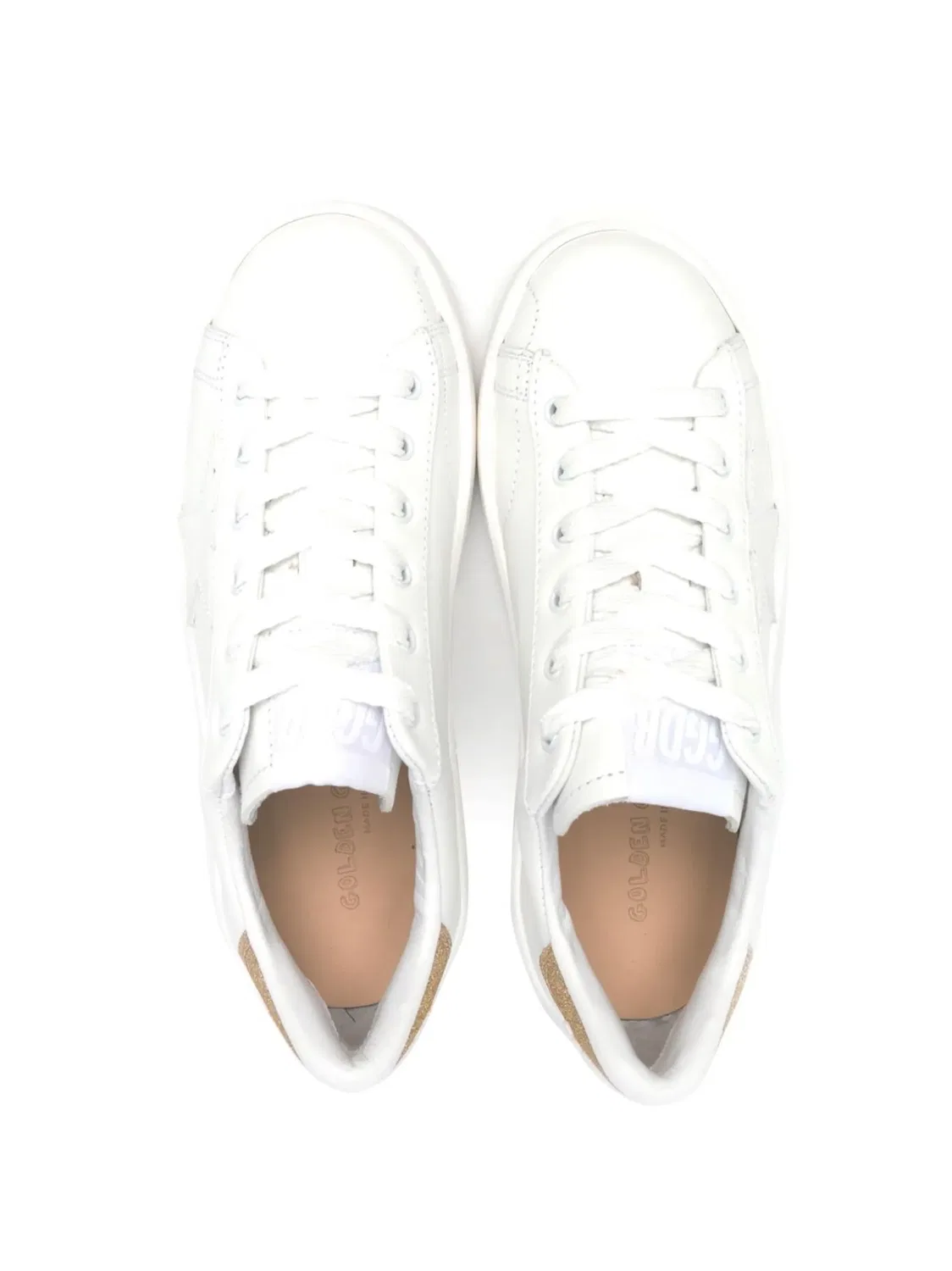Кроссовки Super Star Low-Top Golden Goose, белый — фото 3