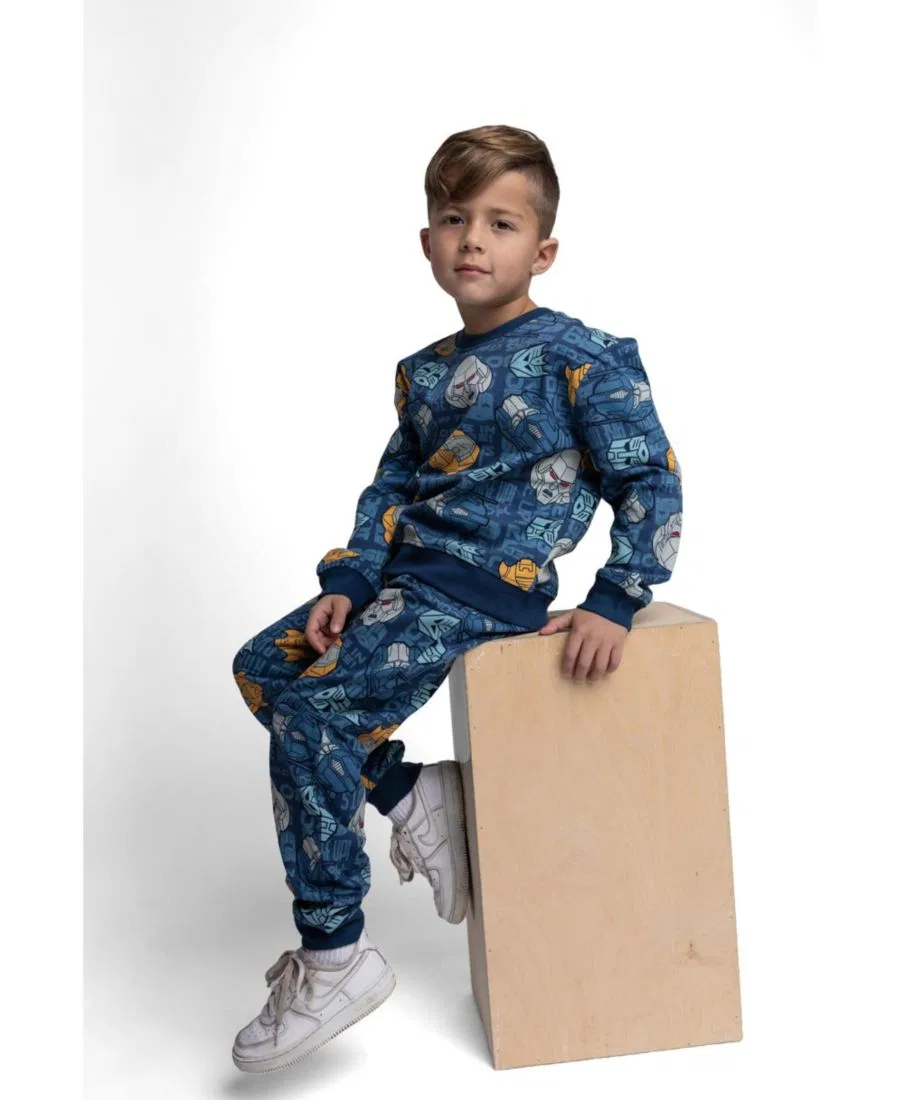 Комплект из свитшота и джоггеров Transformers Fleece 2-Piece Set Transformers Navy — фото 2