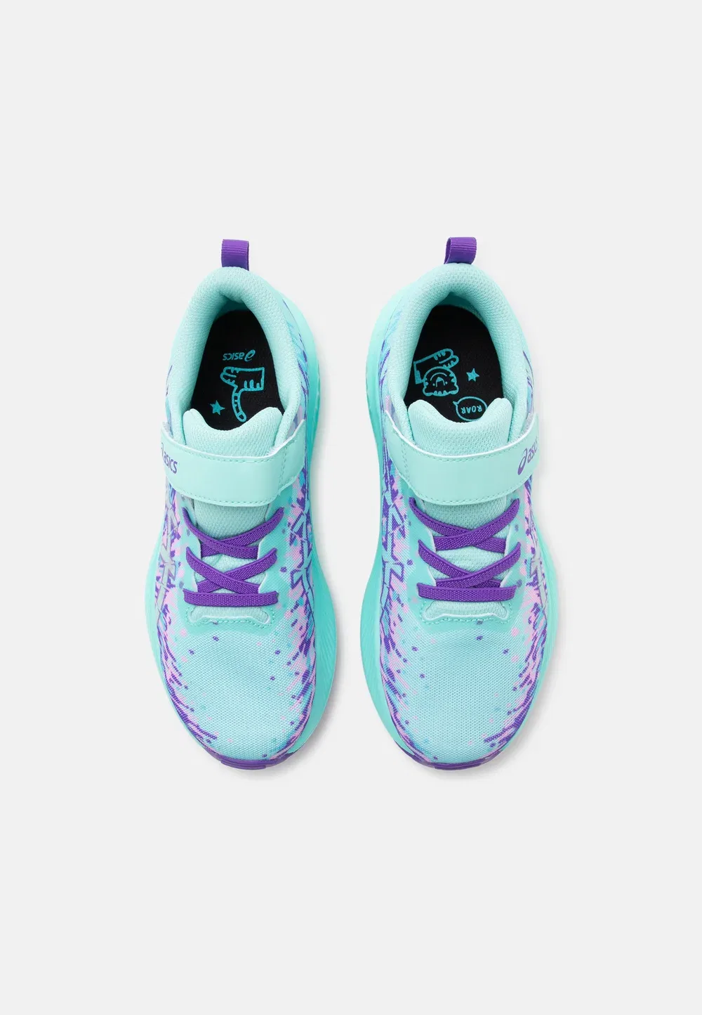 Кроссовки Gel Noosa Tri 16 унисекс для бега по улицам Asics, Illuminate Mint/Radiant Amethyst — фото 4