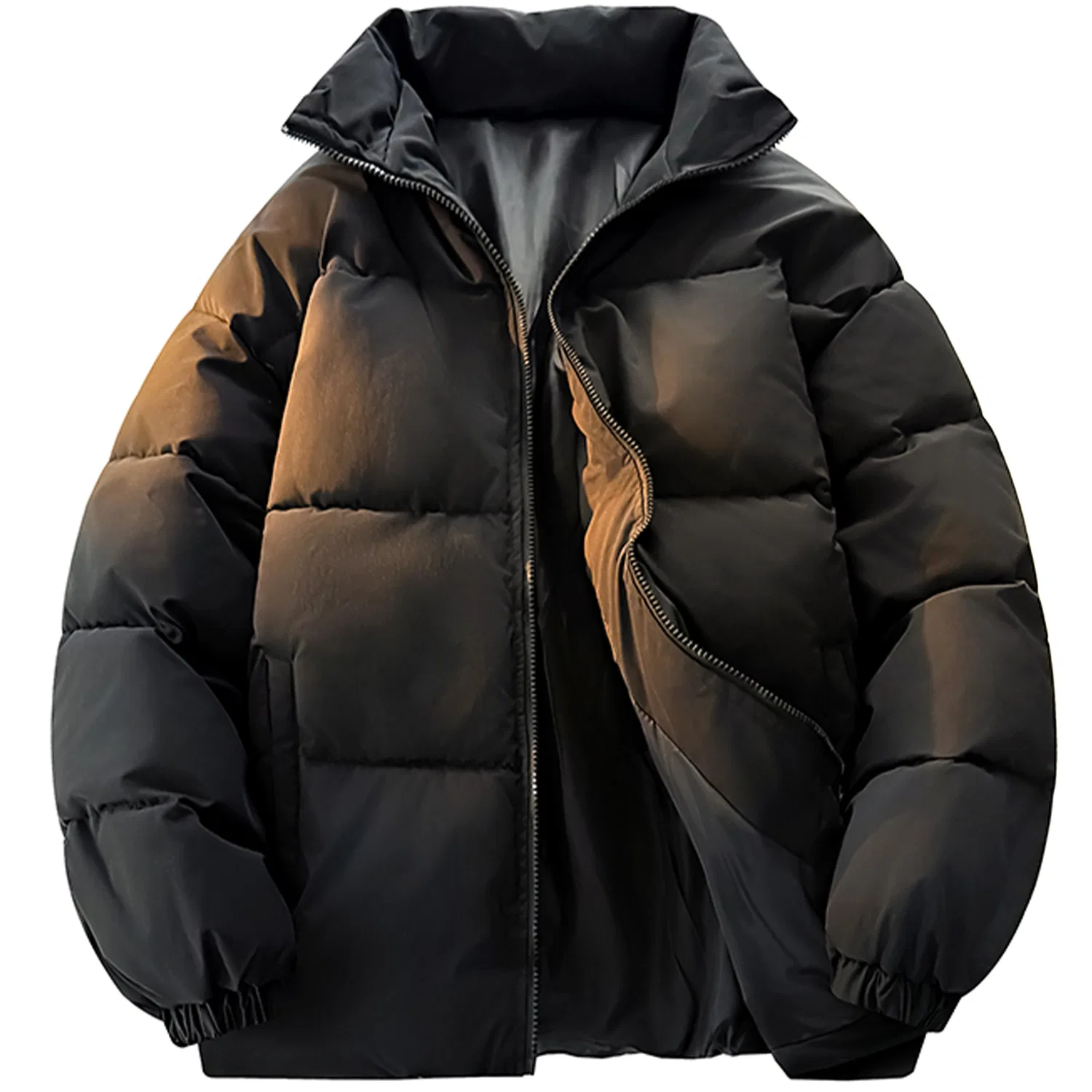 Пуховик детский с капюшоном X1617, Black Puffer Jacket