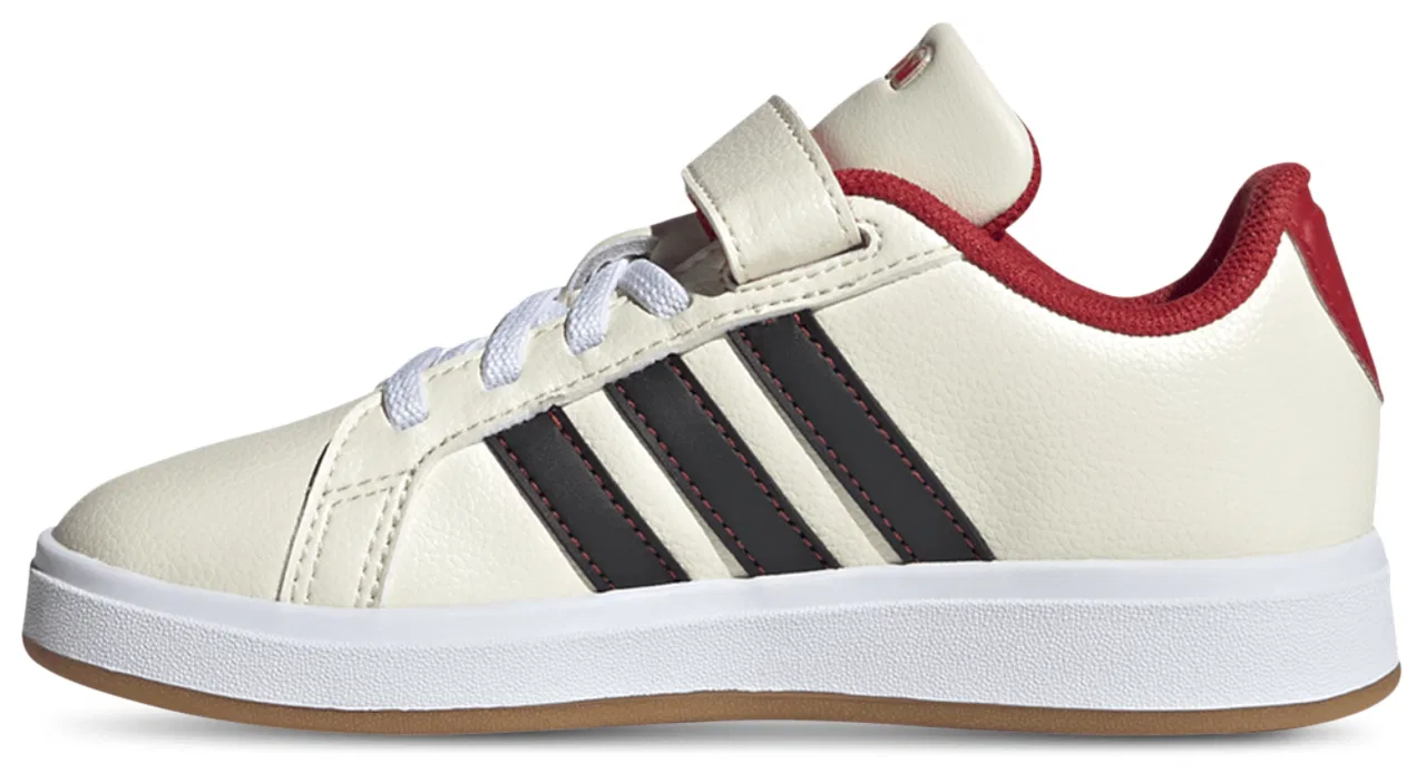 Кроссовки для мальчиков Disney Home Alone Grand Court Adidas, цвет Cream White/Core Black — фото 2