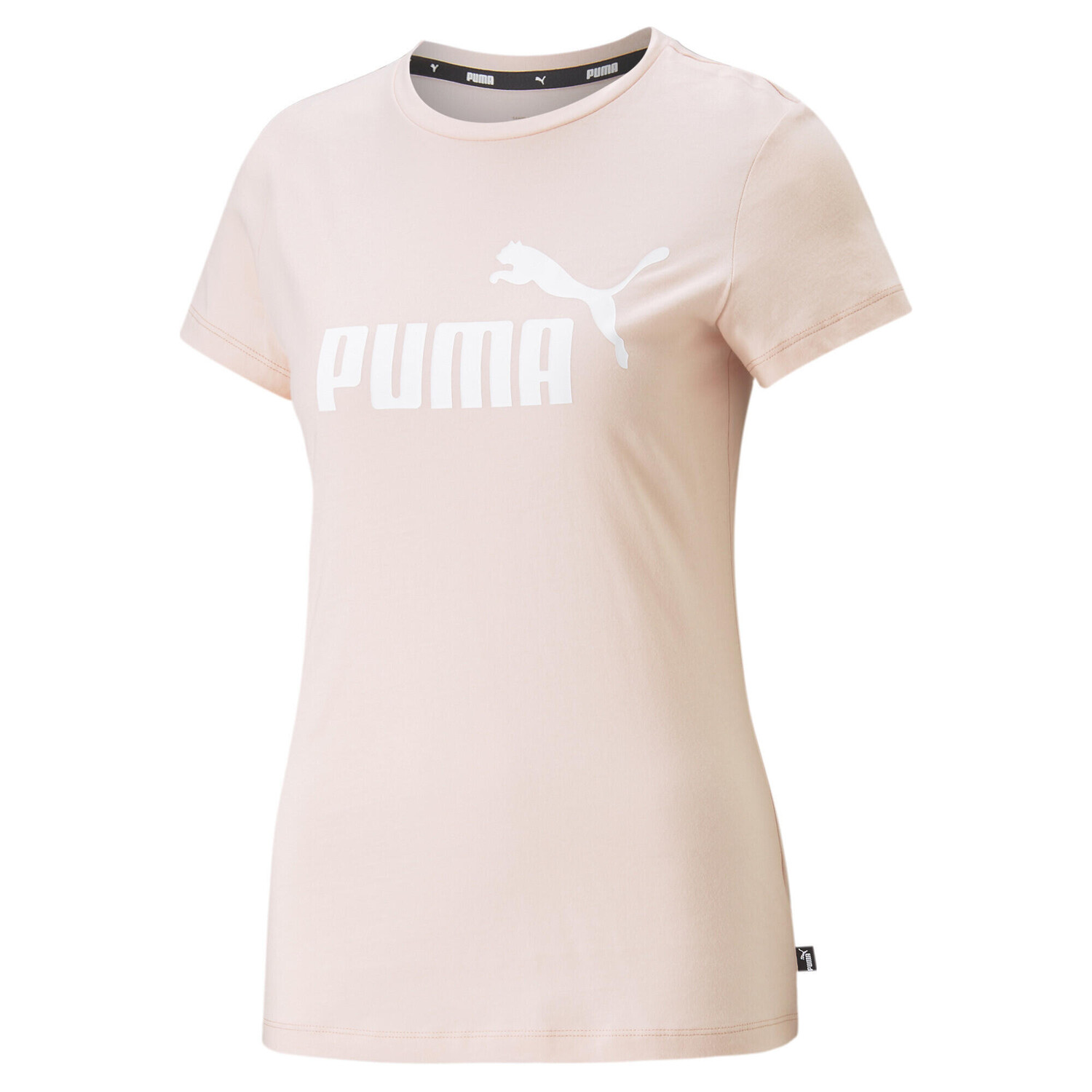 

Женская футболка с логотипом Essentials PUMA, светло-розовый