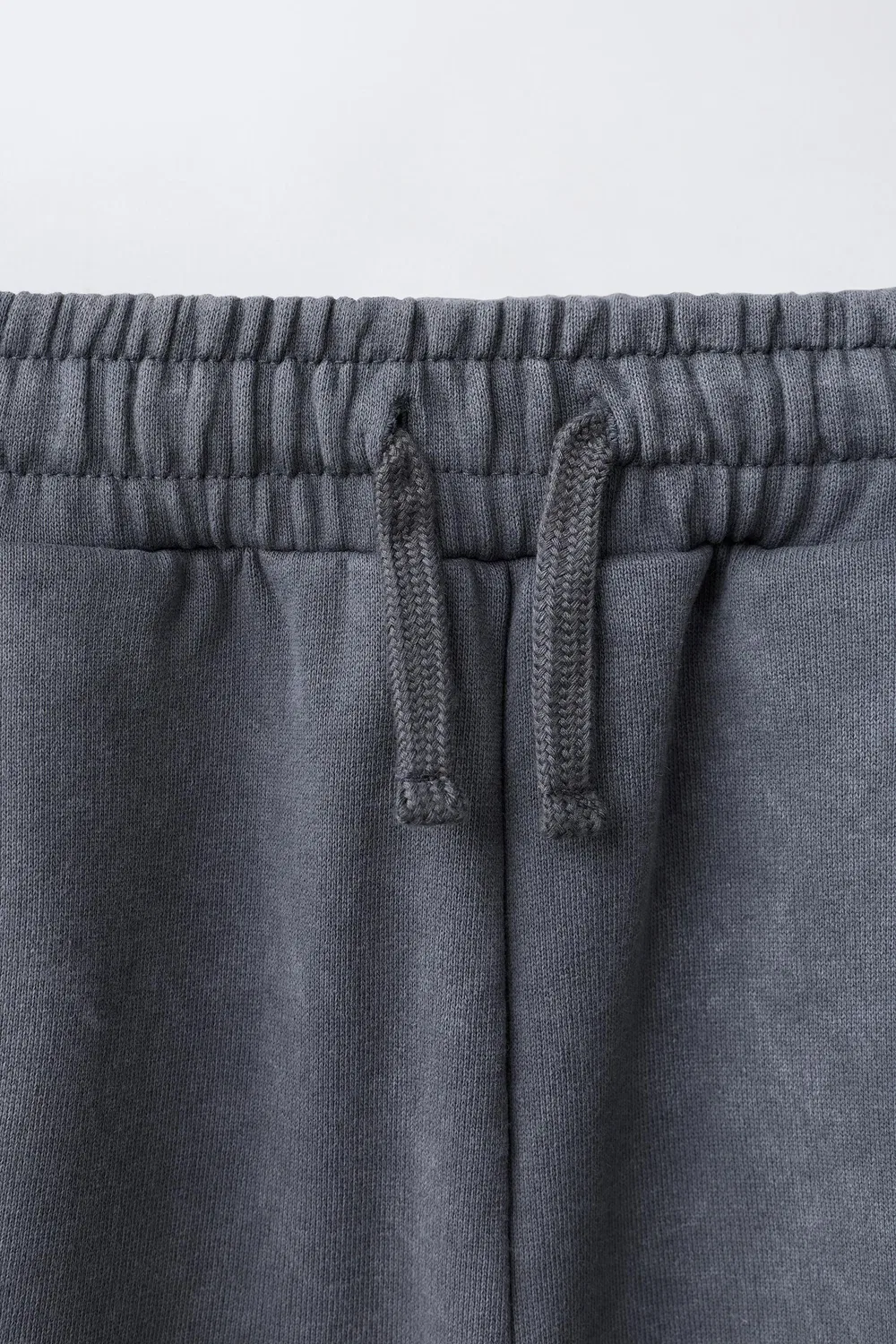 Длинные шорты-бермуды с принтом в виде слогана ZARA, Anthracite grey — фото 3