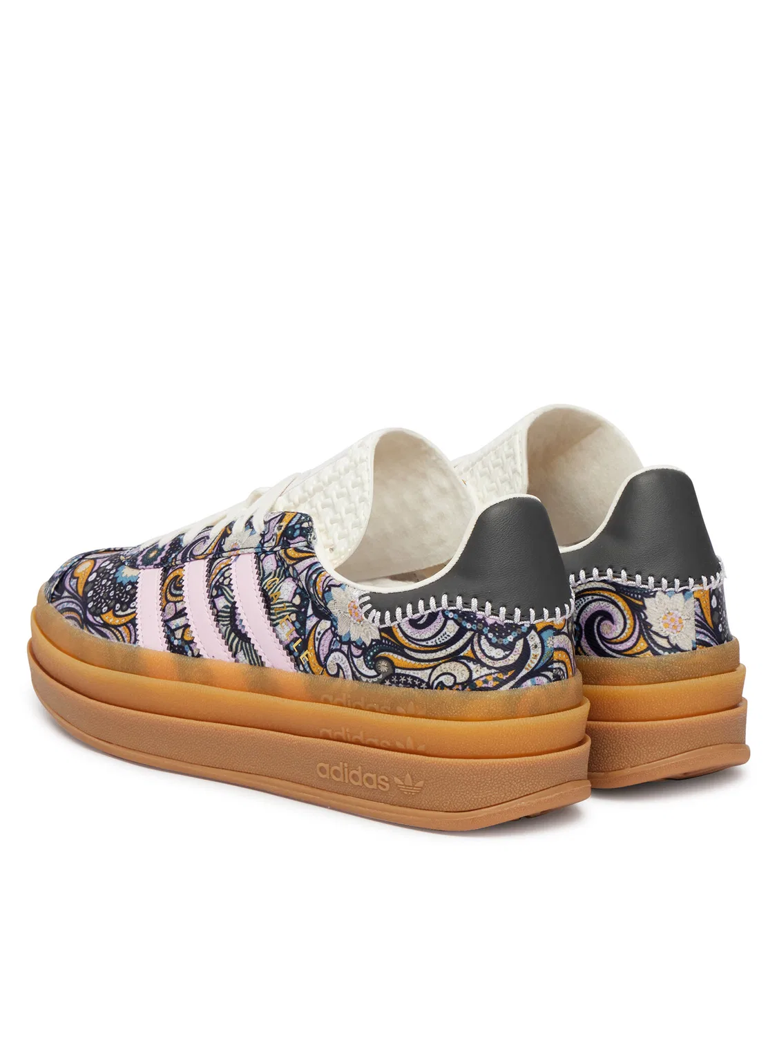 Кроссовки для девочки Liberty London Gazelle Bold Adidas, черный — фото 3
