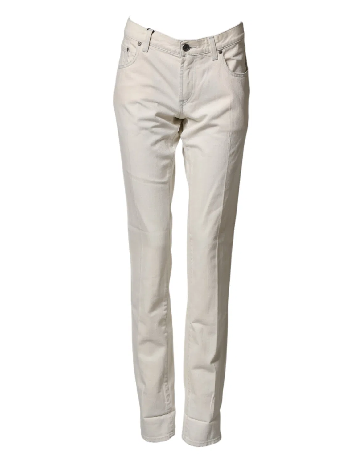 Мужские джинсы-скинни с логотипом Skinny Jeans Dolce & Gabbana, White