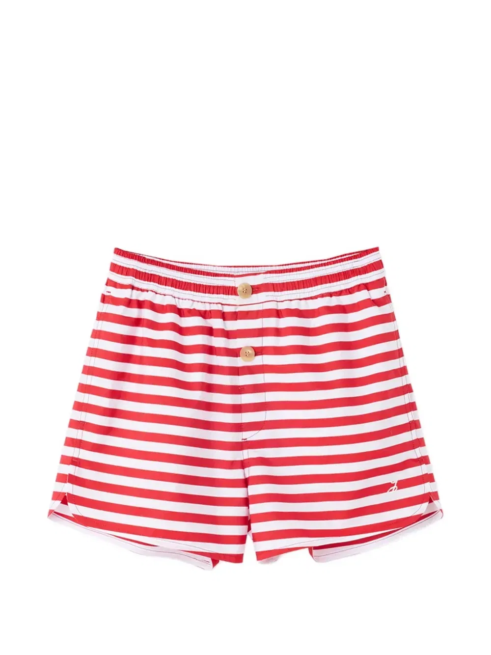 Плавки-шорты Puntini в полоску Jacquemus, красный