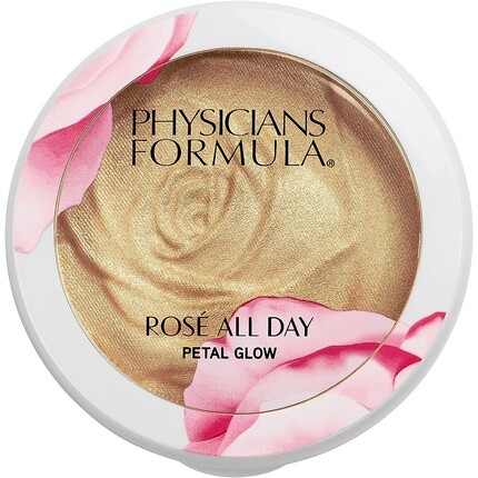 Rosг All Day Petal Glow Хайлайтер для лица с жемчужным финишем для всех тонов кожи, свежевыбранный, Physicians Formula