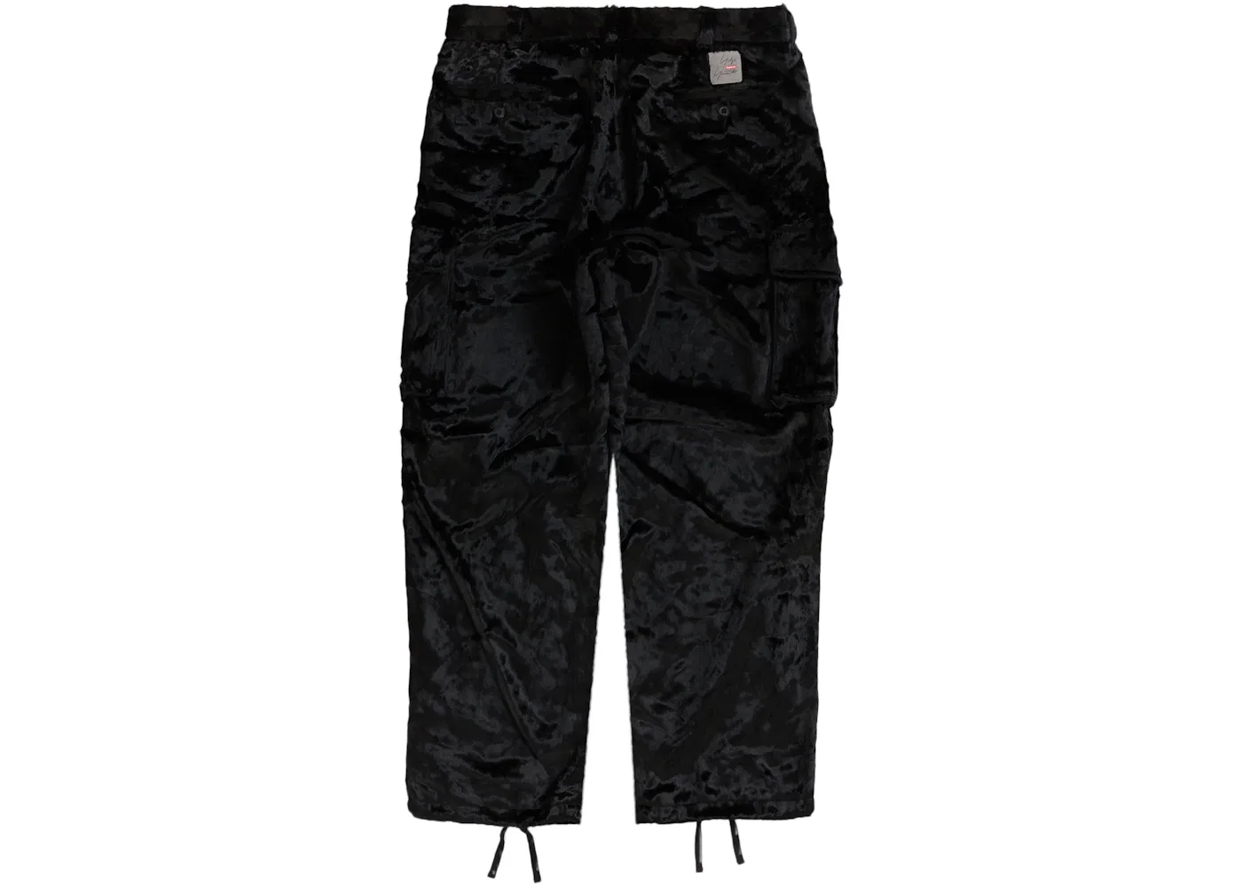 Мужские брюки из искусственного меха Supreme Yohji Yamamoto Faux Fur Cargo Pant, Black — фото 2