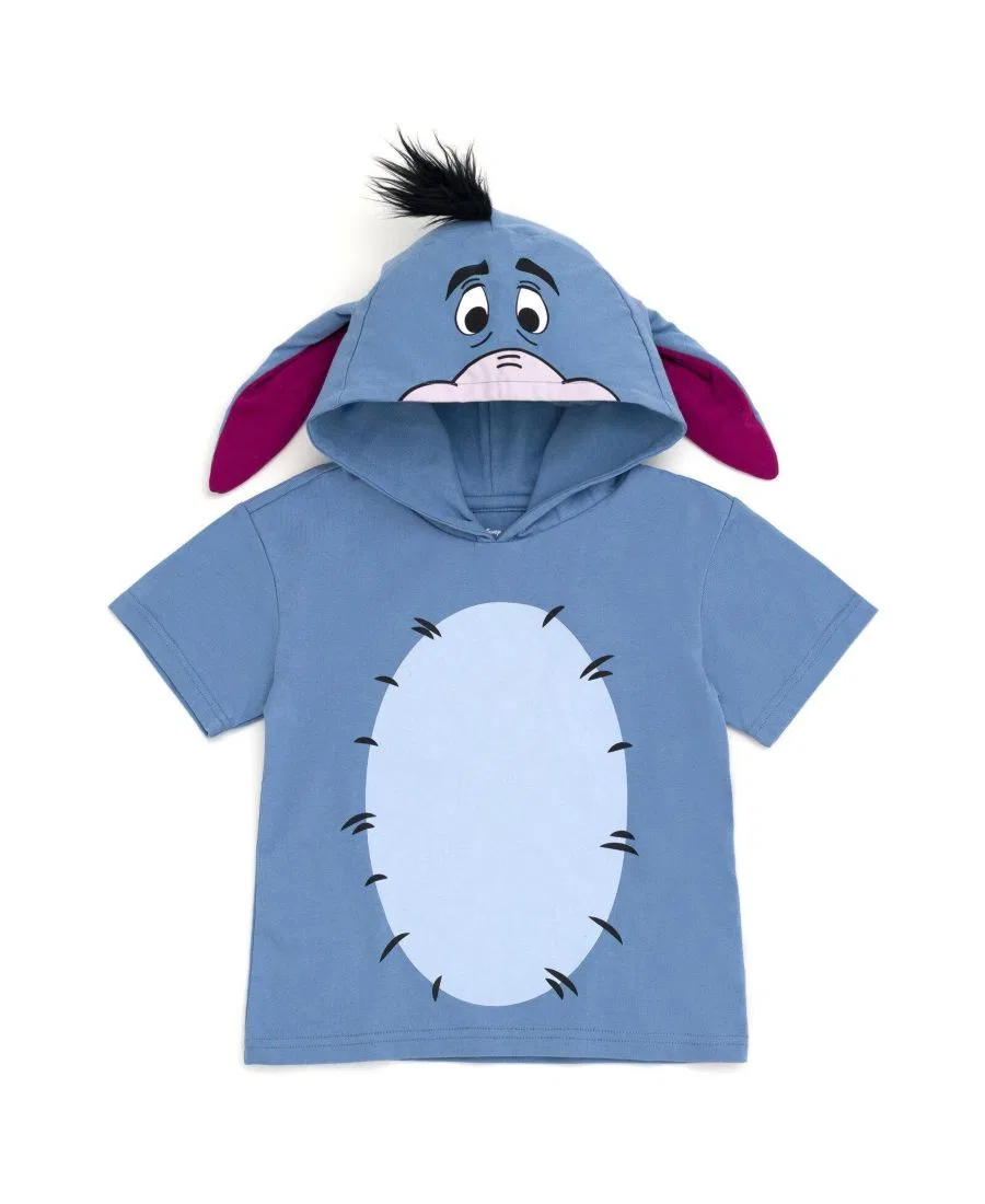 Детский худи-костюм с капюшоном и ушками Eeyore Nightmare Before Christmas, Eeyore Blue Grey