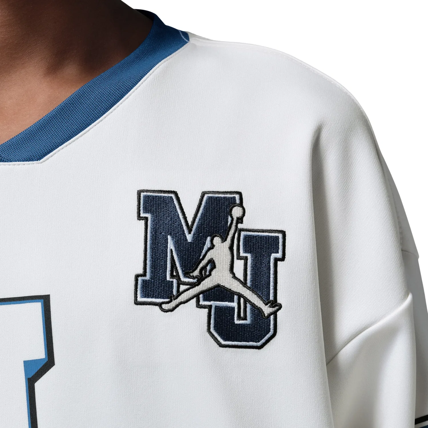 Детская футболка-джерси с длинным рукавом Jordan Brooklyn 23 Hockey Jersey, белый — фото 2