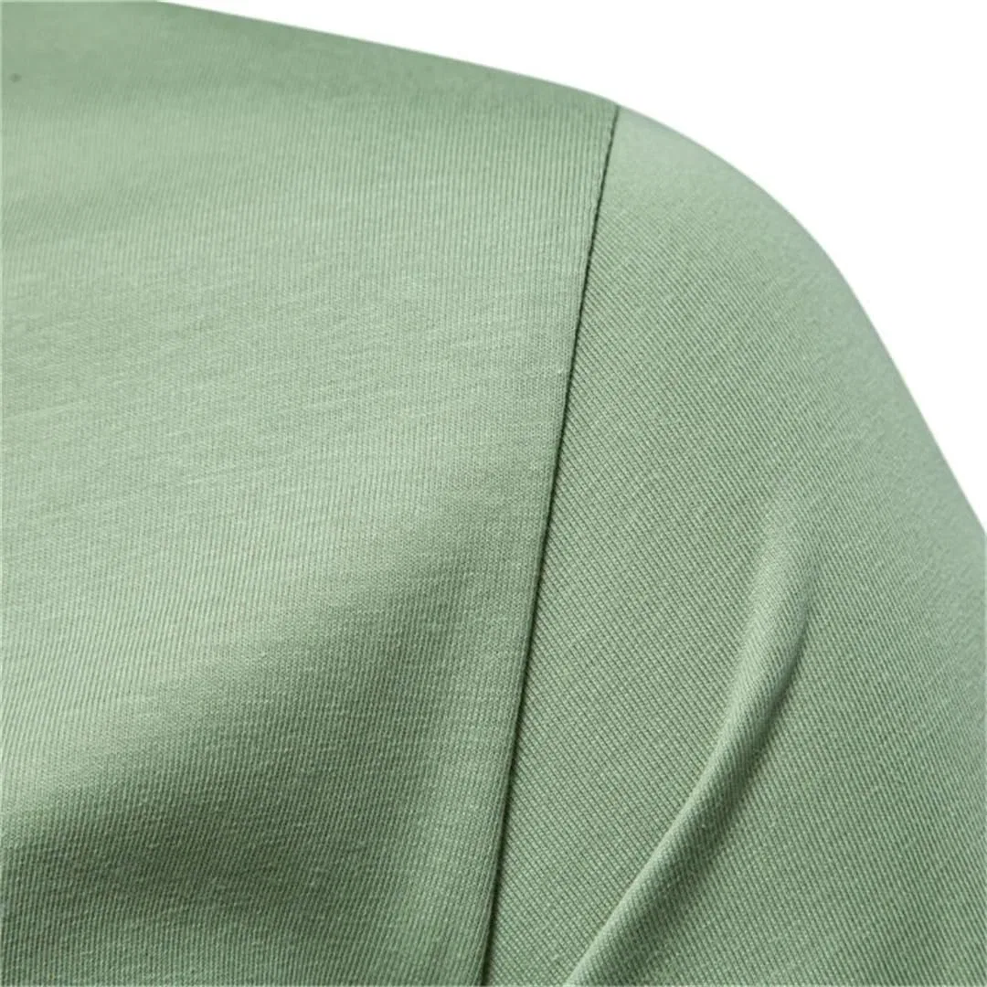 Мужская футболка с вышивкой, casual short-sleeve shirt — фото 4