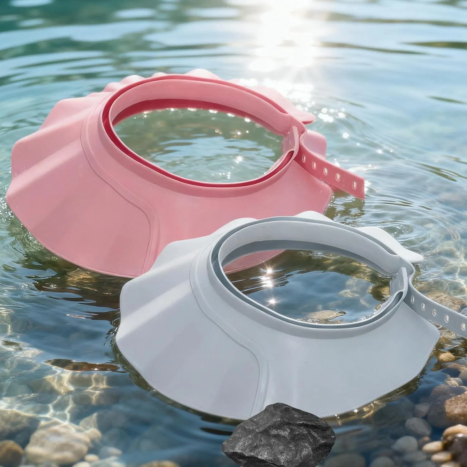 Детский козырек для душа, Generisch, 2 шт, 24 x 4 см, Blue and Pink — фото 3