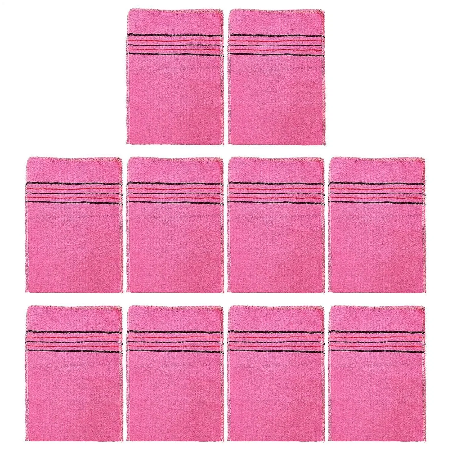 Набор перчаток для пилинга, 10 шт, 19 см, Pink Generisch