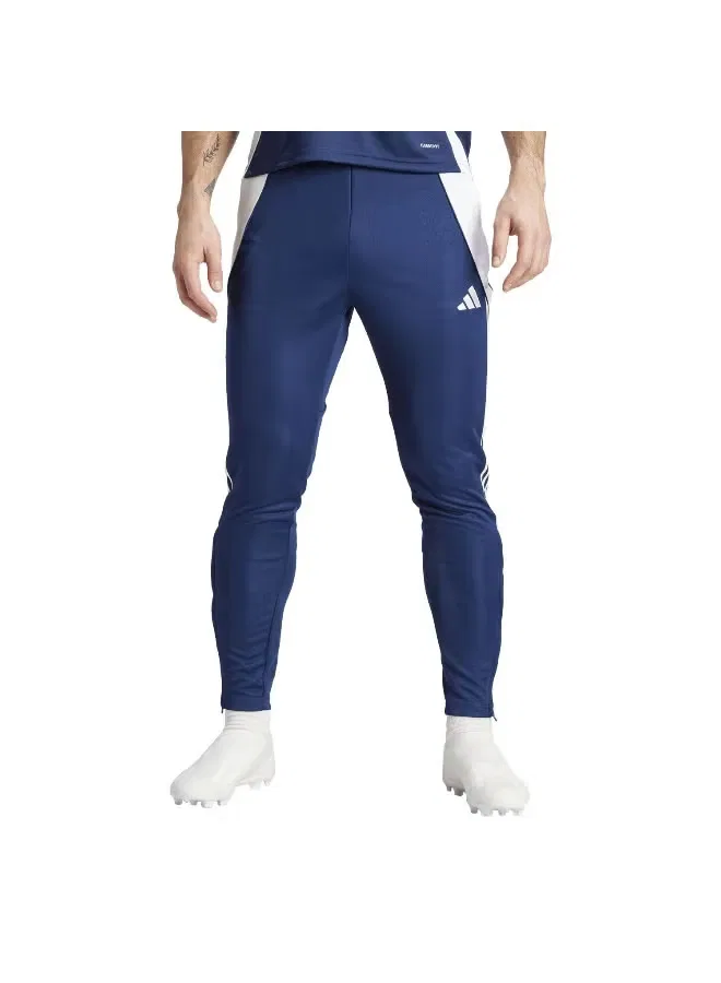 Брюки тренировочные зауженные Tiro 24 Adidas, темно-синий — фото 4
