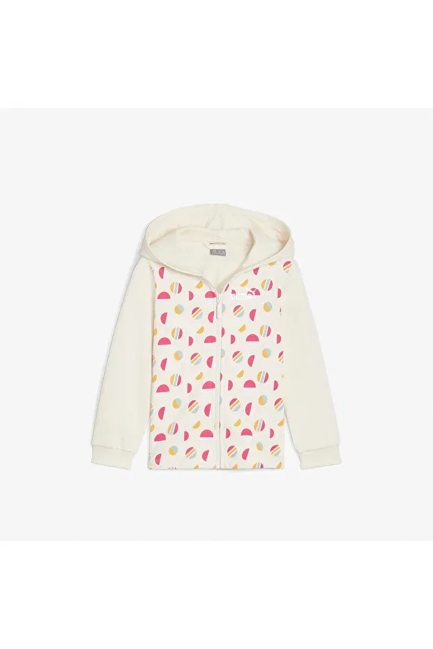 Детское худи для девочек с капюшоном Ess+ Summer Camp Fz Puma, Multicolor — фото 3