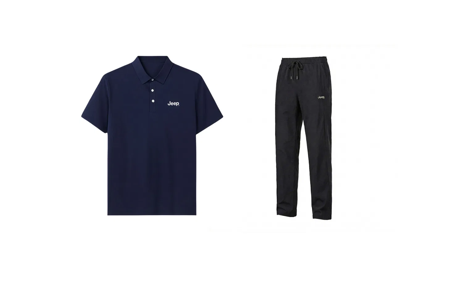 Детский спортивный комплект из двух брюк Jeep City Casual Collection, Черный/Темно-синий