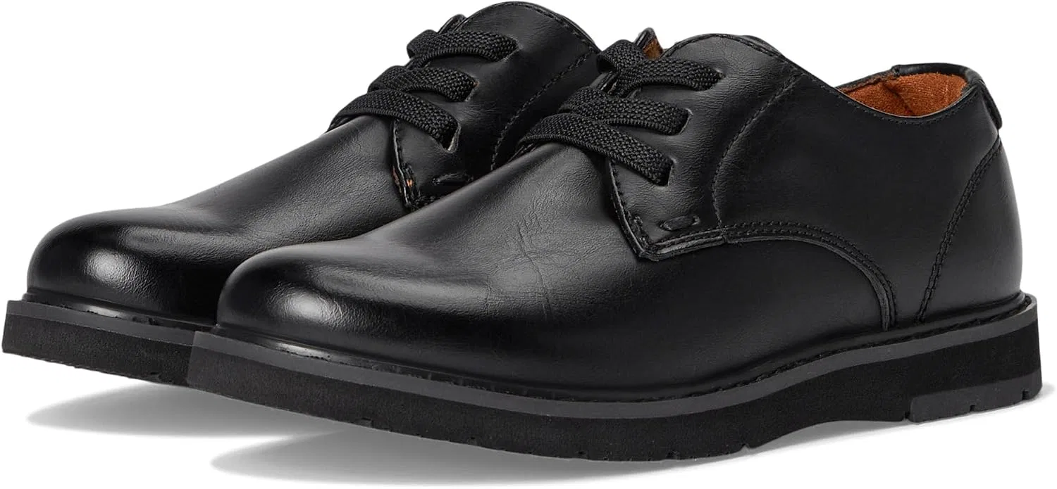 Детские оксфорды с закрытым носком Vibe Florsheim, Black Smooth