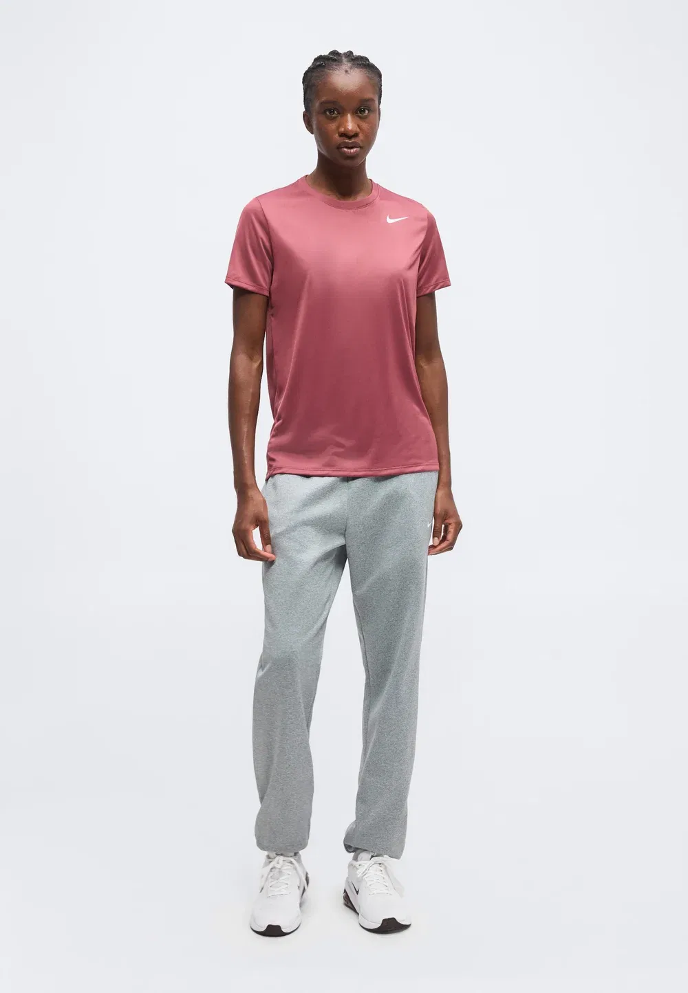 Футболка - спортивная футболка Nike Performance, Pink Smoke/White — фото 2