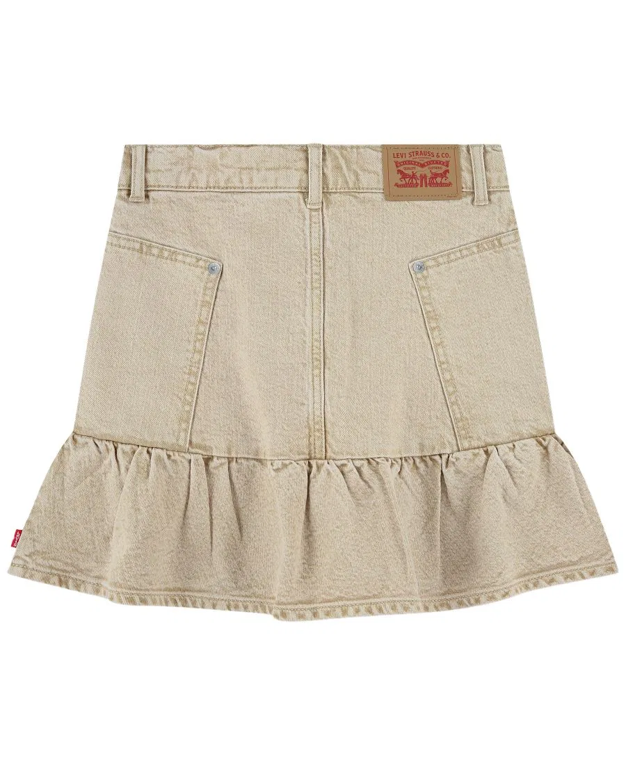 Юбка-шорты с двойной коленкой Girls' 7-16 Double Knee Skort Levi's, Light Khaki — фото 2