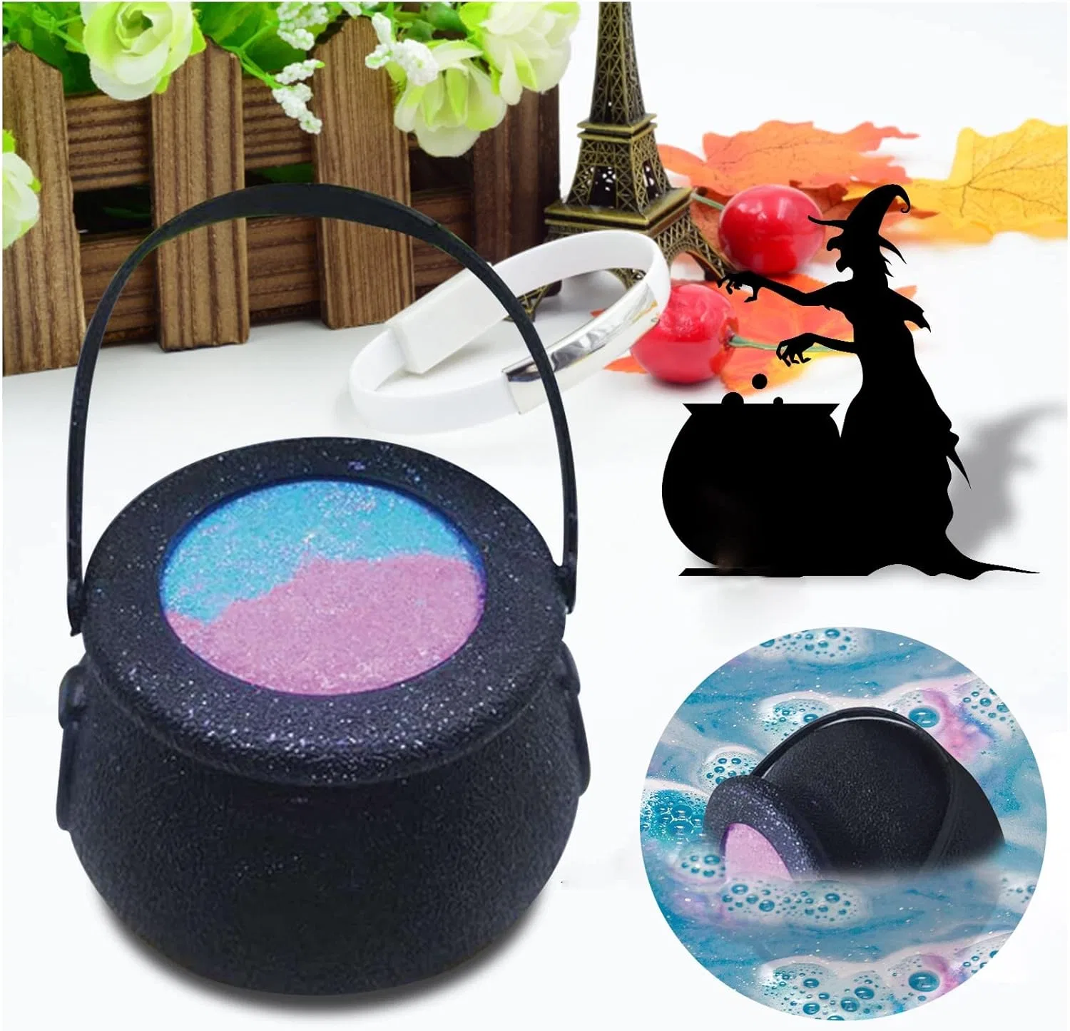 Бомбочка для ванны Witch Jar, 150 г, Starry Sky Sea Salt Generic