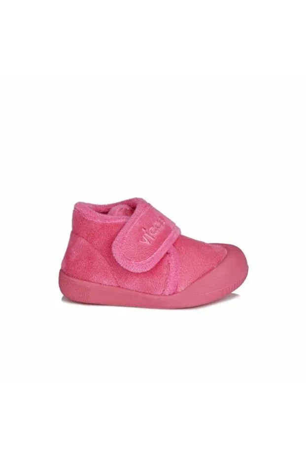 Детские тапочки для девочек с принтом Color Girl First Step Fuchsia Vicco, Fluoria — фото 3