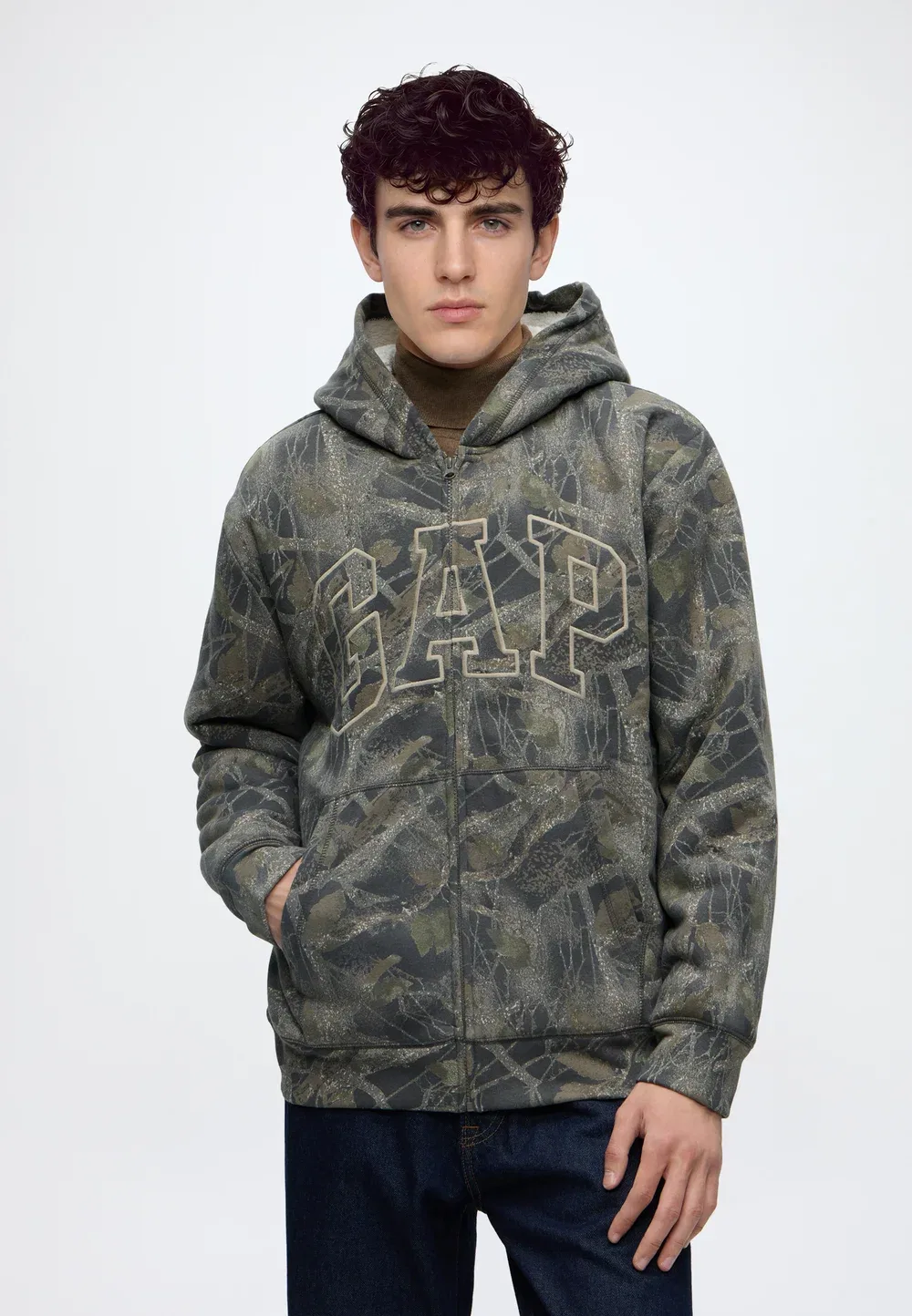 Arch - толстовка на молнии Gap, Real Tree Camo