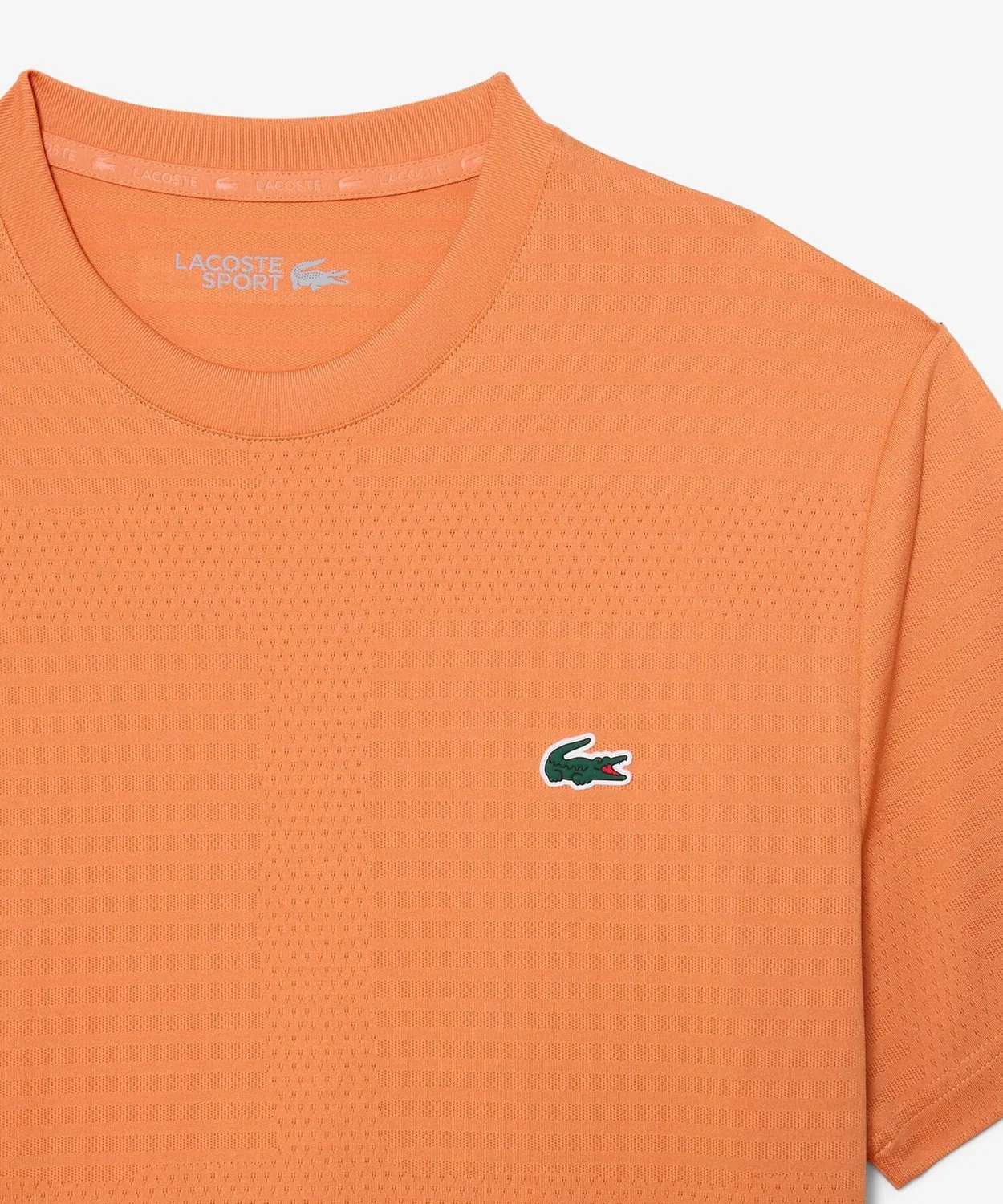 Мужская футболка с принтом Ultra Dry Court Jacquard LACOSTE, Orange