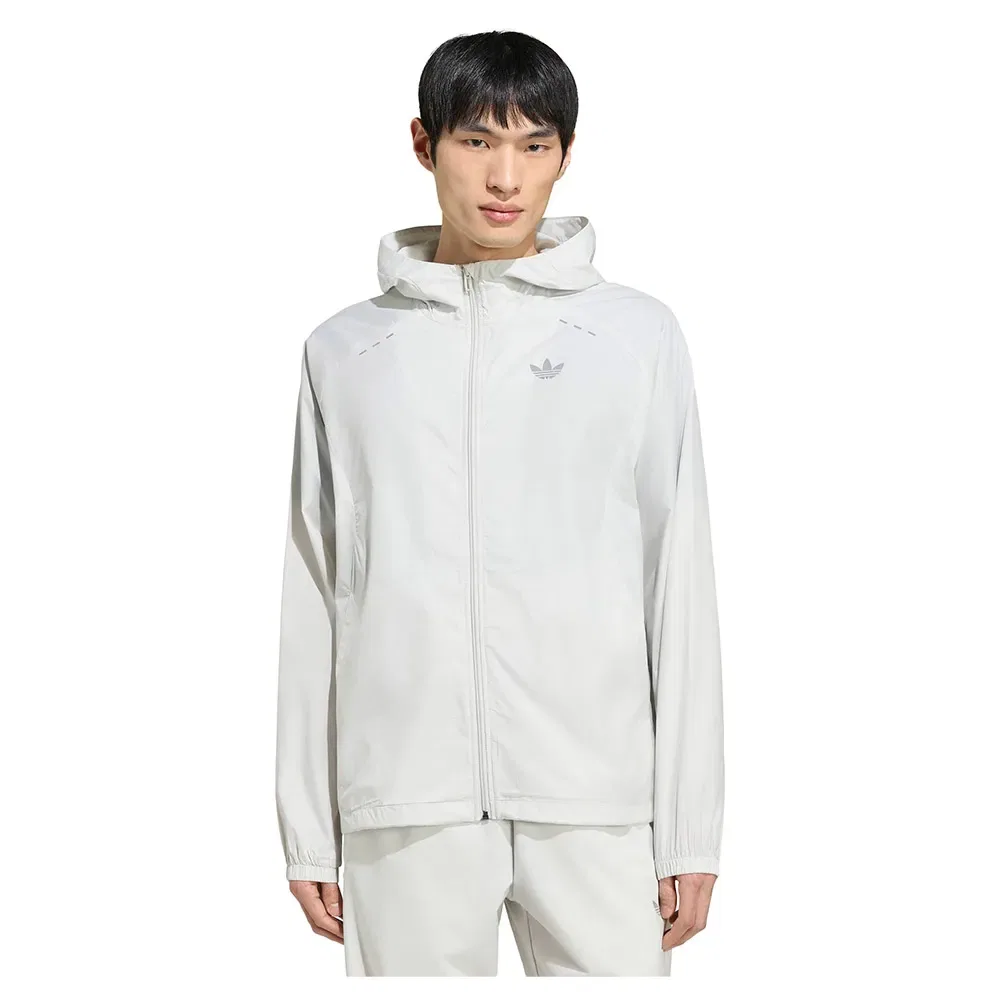 Худи Adidas Originals Tech Trefoil Essentials Track, белый