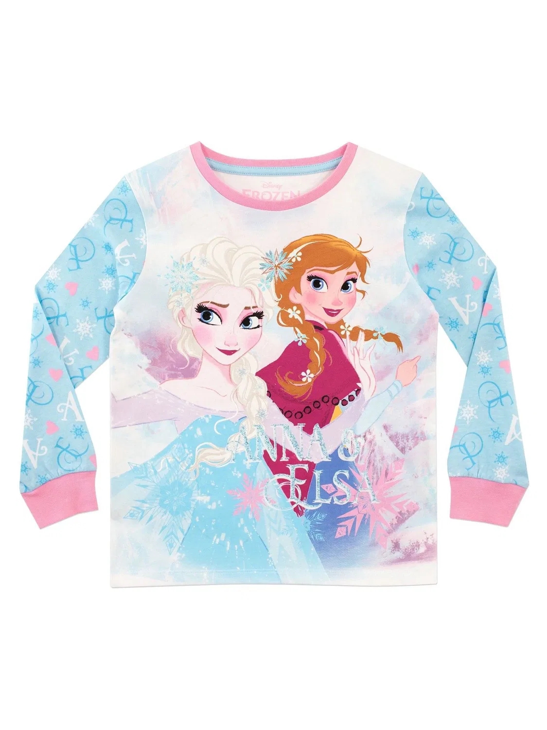 Пижама длинная с принтом Character, Disney Frozen, синий — фото 2